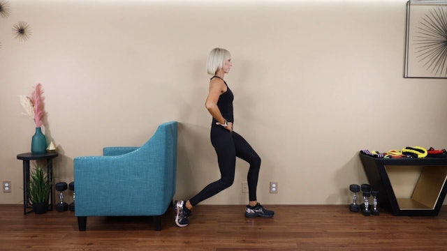 Heel Supported Lunges - Demo