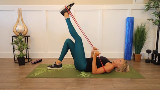 Single Leg Press with Long Band