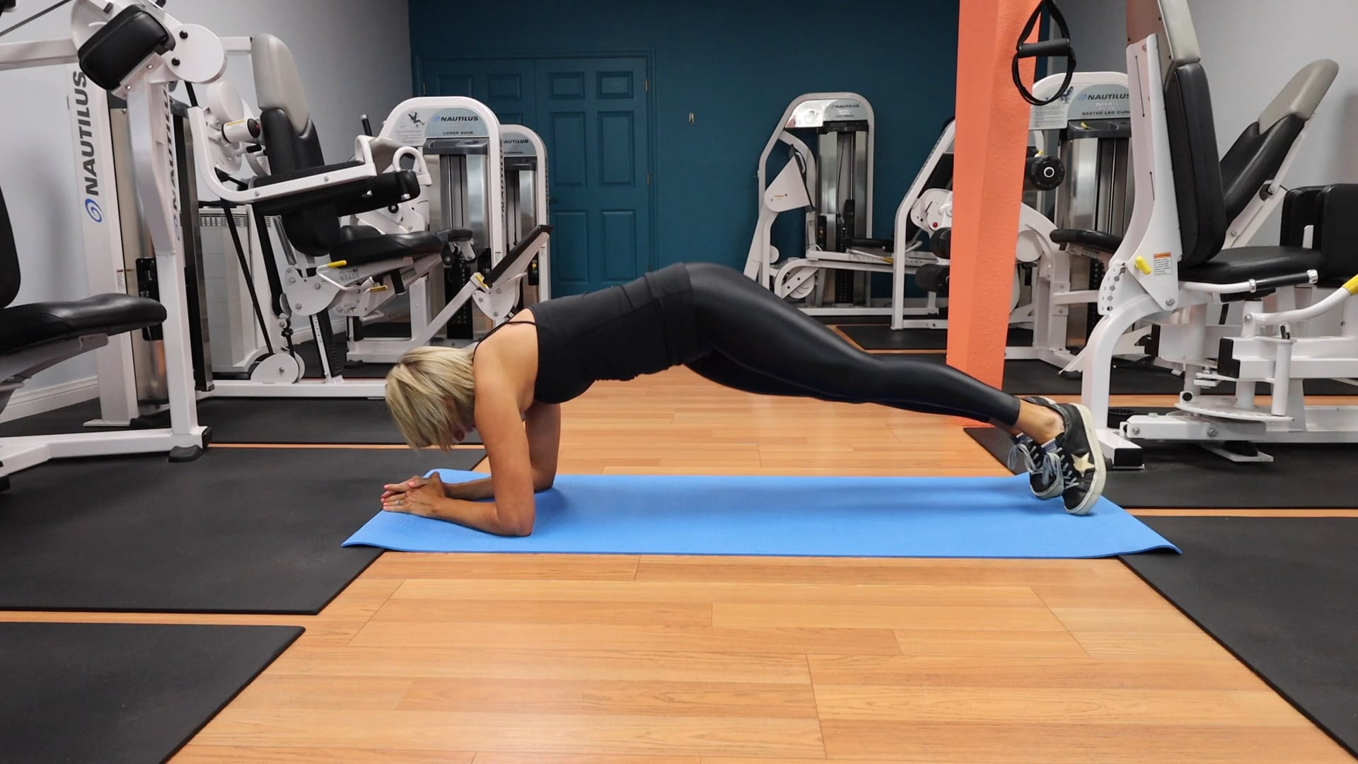 Plank Hip Dips Gym