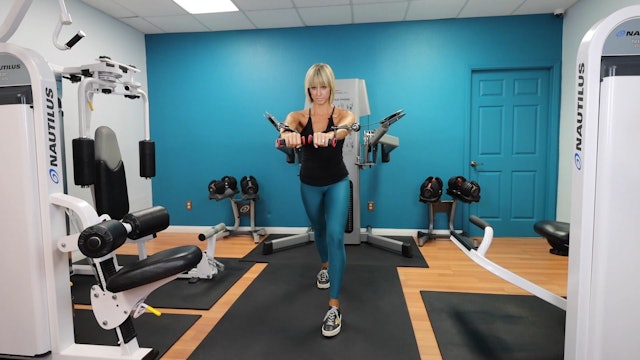 Cable Machine Alternating Single Arm Chest Press - Demo