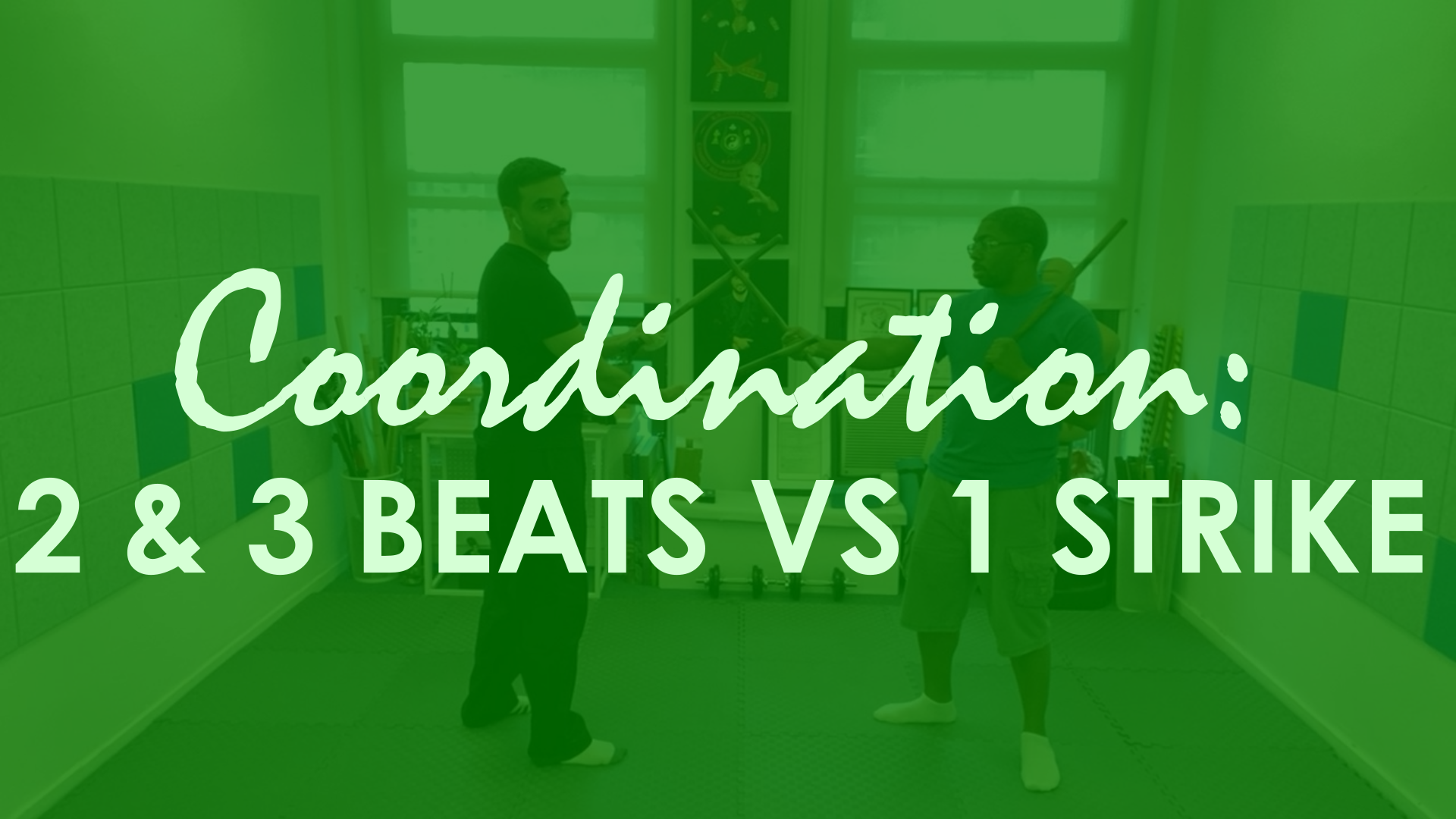 COORDINATION: 2 & 3 BEATS AGAINST ONE STRIKE