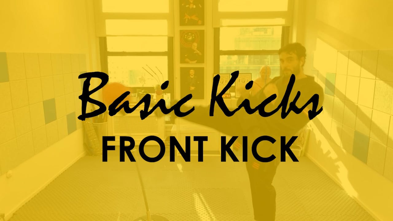 BASIC KICKS FRONT KICK KAJUKENBO ONLINE TRAINING