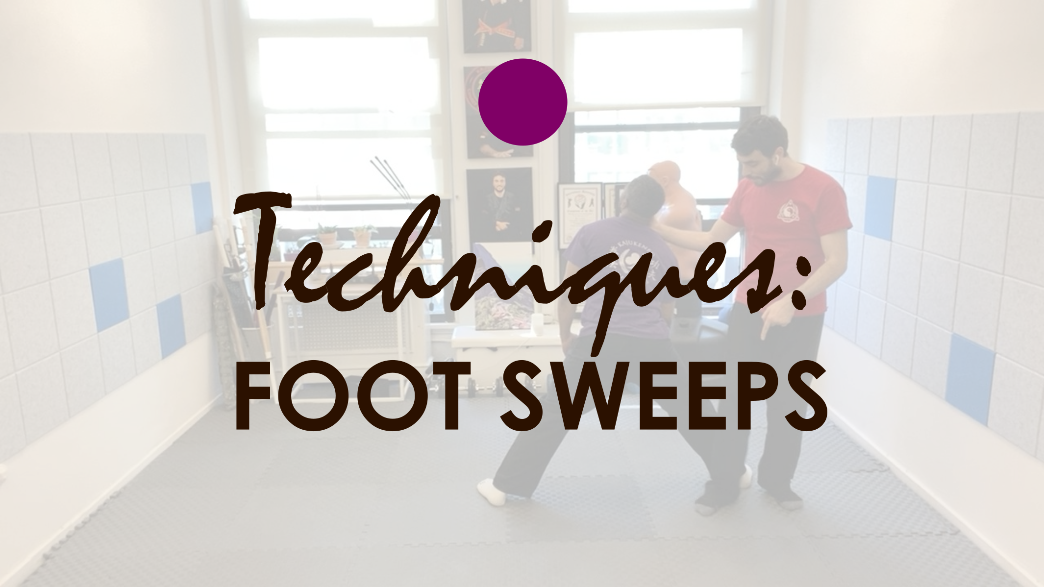 TECHNIQUES EMPHASIZING FOOT SWEEPS
