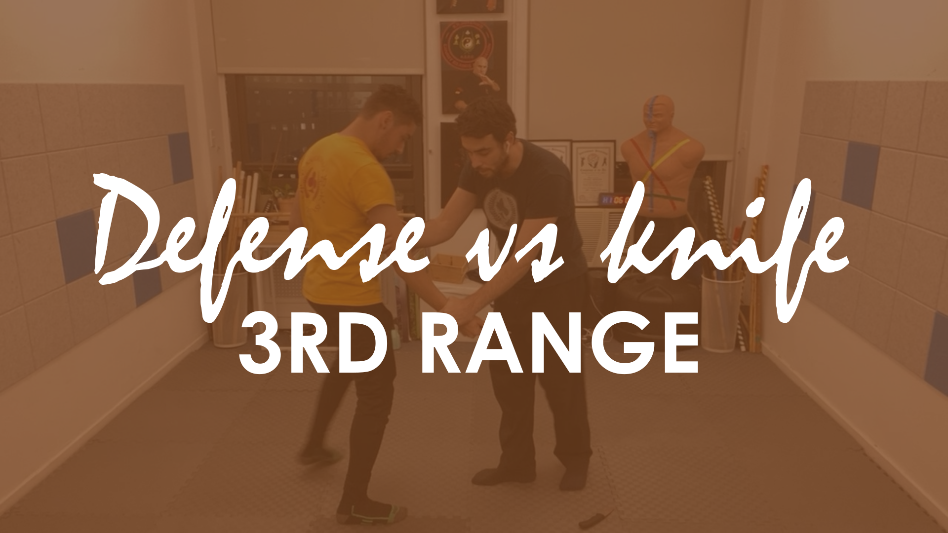 DEFENSE VS KNIFE ATTACKS ON THE 3RD RANGE