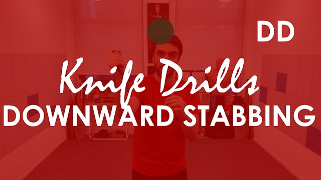 KNIFE DRILLS. DOWNWARD STABBING