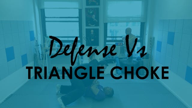 DEFENSE VS TRIANGLE CHOKE