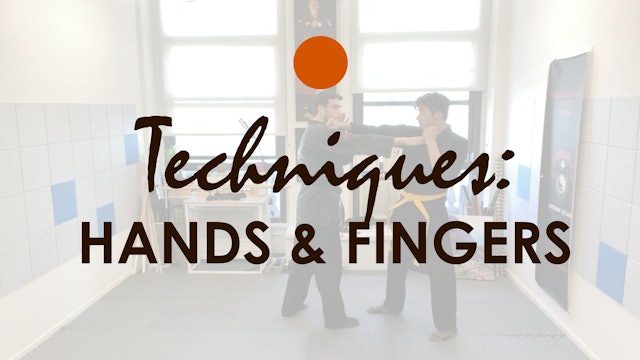 TECHNIQUES EMPHASIZING THE USE OF HANDS AND FINGERS