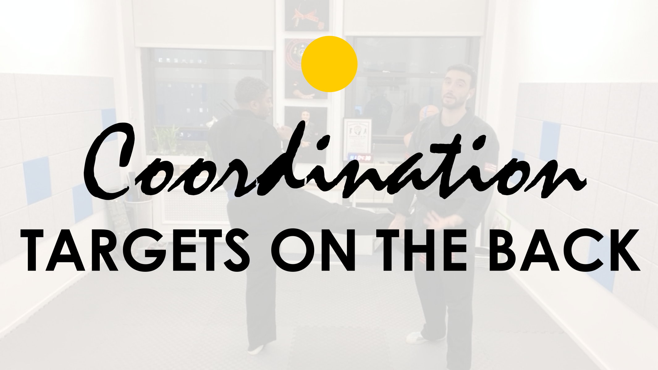 COORDINATION: TARGETS ON THE BACK