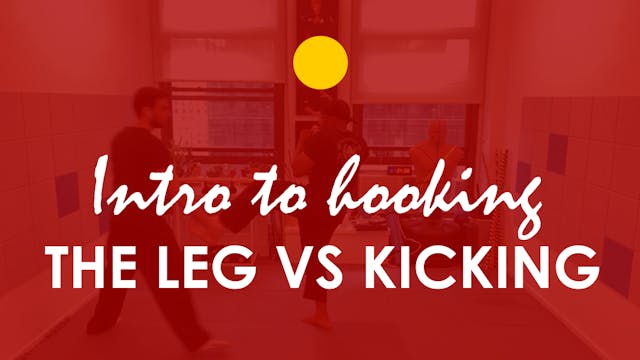 HOOKING THE LEG AGAINST KICKING