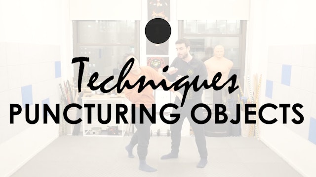 TECHNIQUES. PUNCTURING OBJECTS