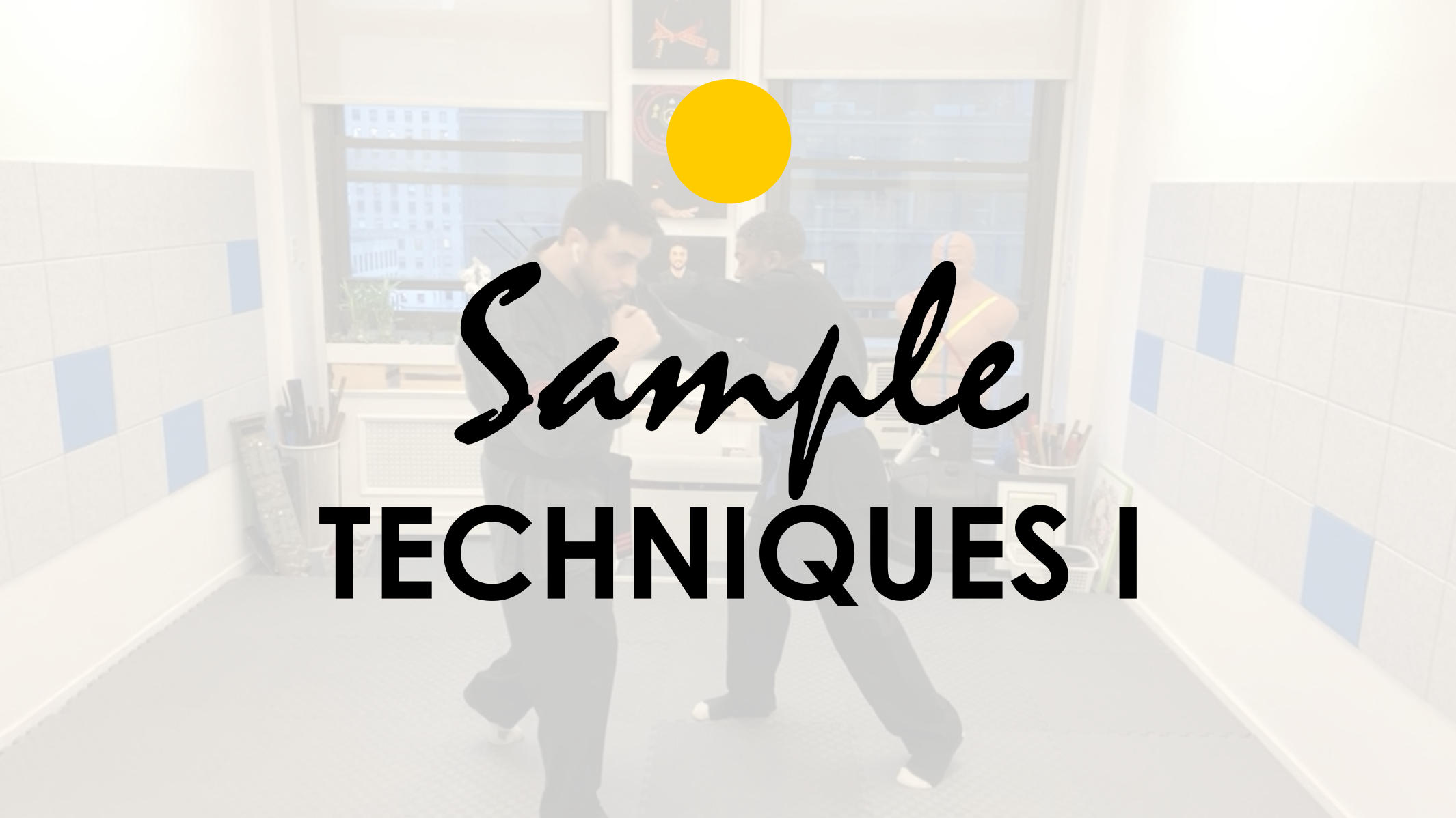 SAMPLE TECHNIQUES I