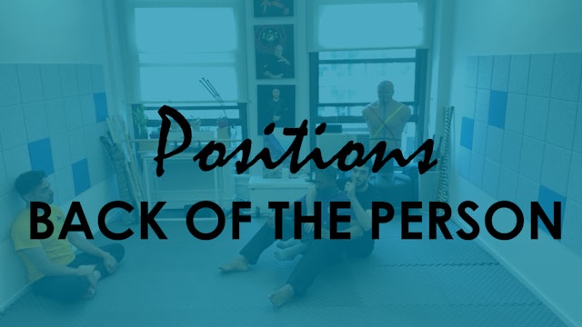 INTRO TO POSITIONS. BACK OF THE PERSON