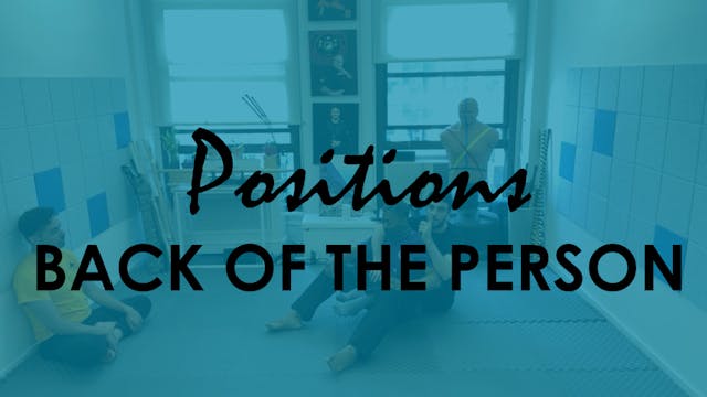 INTRO TO POSITIONS. BACK OF THE PERSON