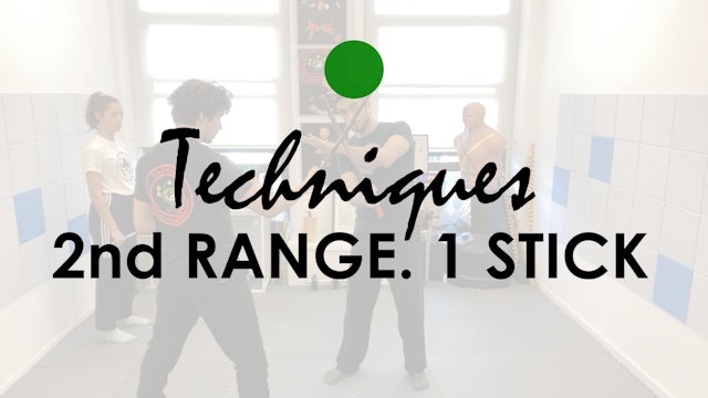 SECOND RANGE. TECHNIQUES WITH ONE STICK
