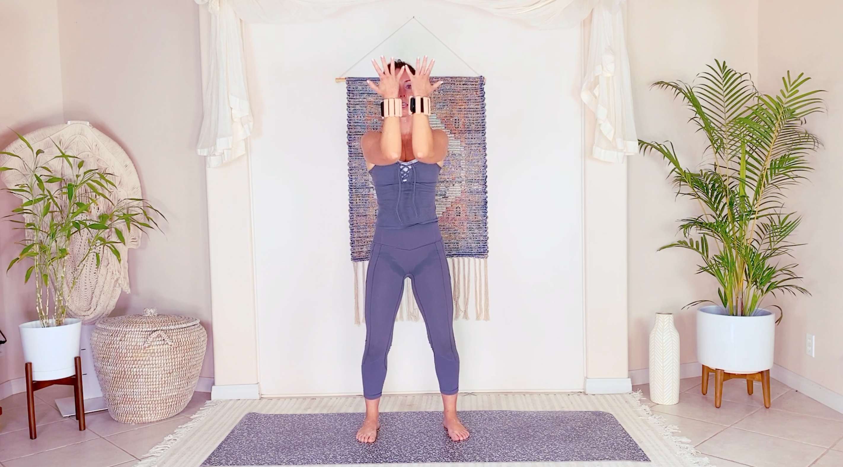 BONUS** LIVE Gentle Yoga Sculpt (Upper body & Core focus) with Bala weights