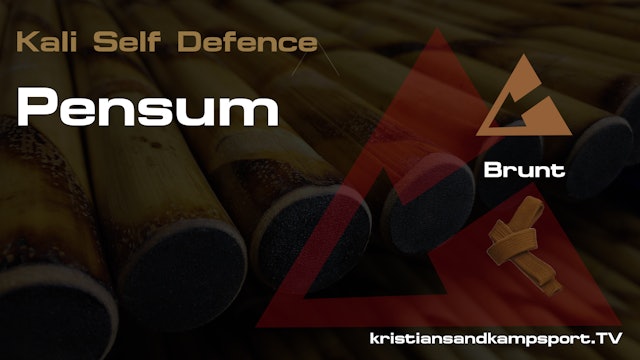 Kali Self Defence- Pensum- Brunt