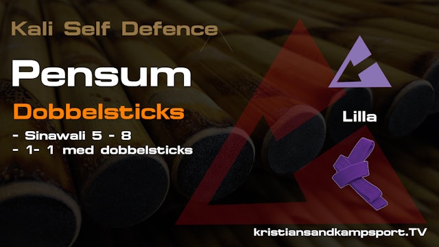 Kali Pensum-Lilla- dobbelsticks