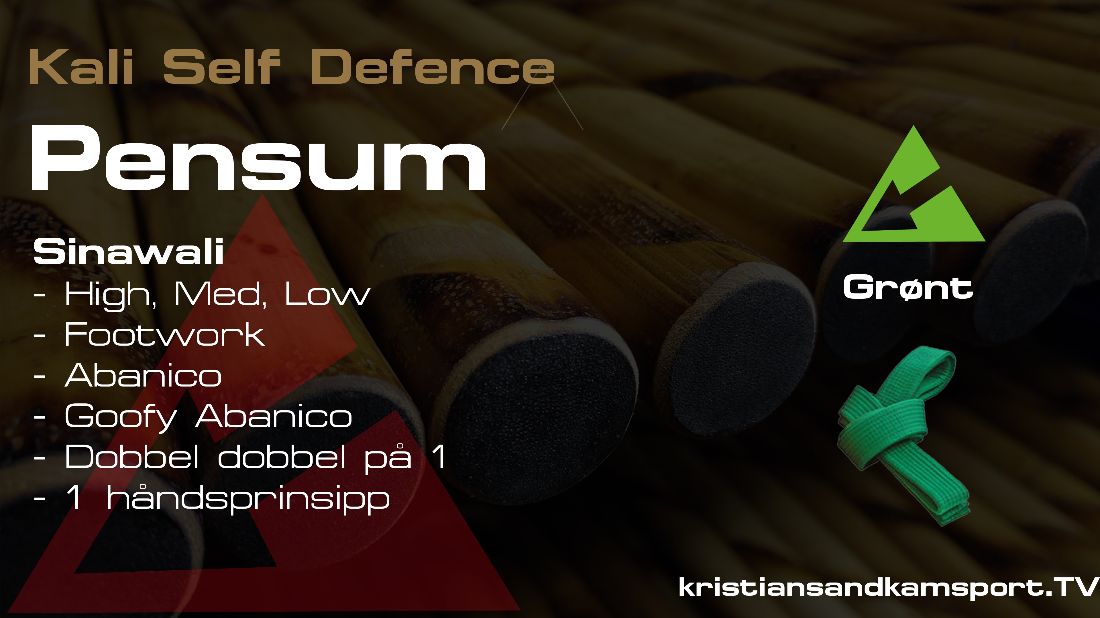 Pensum grønt, Sinawali