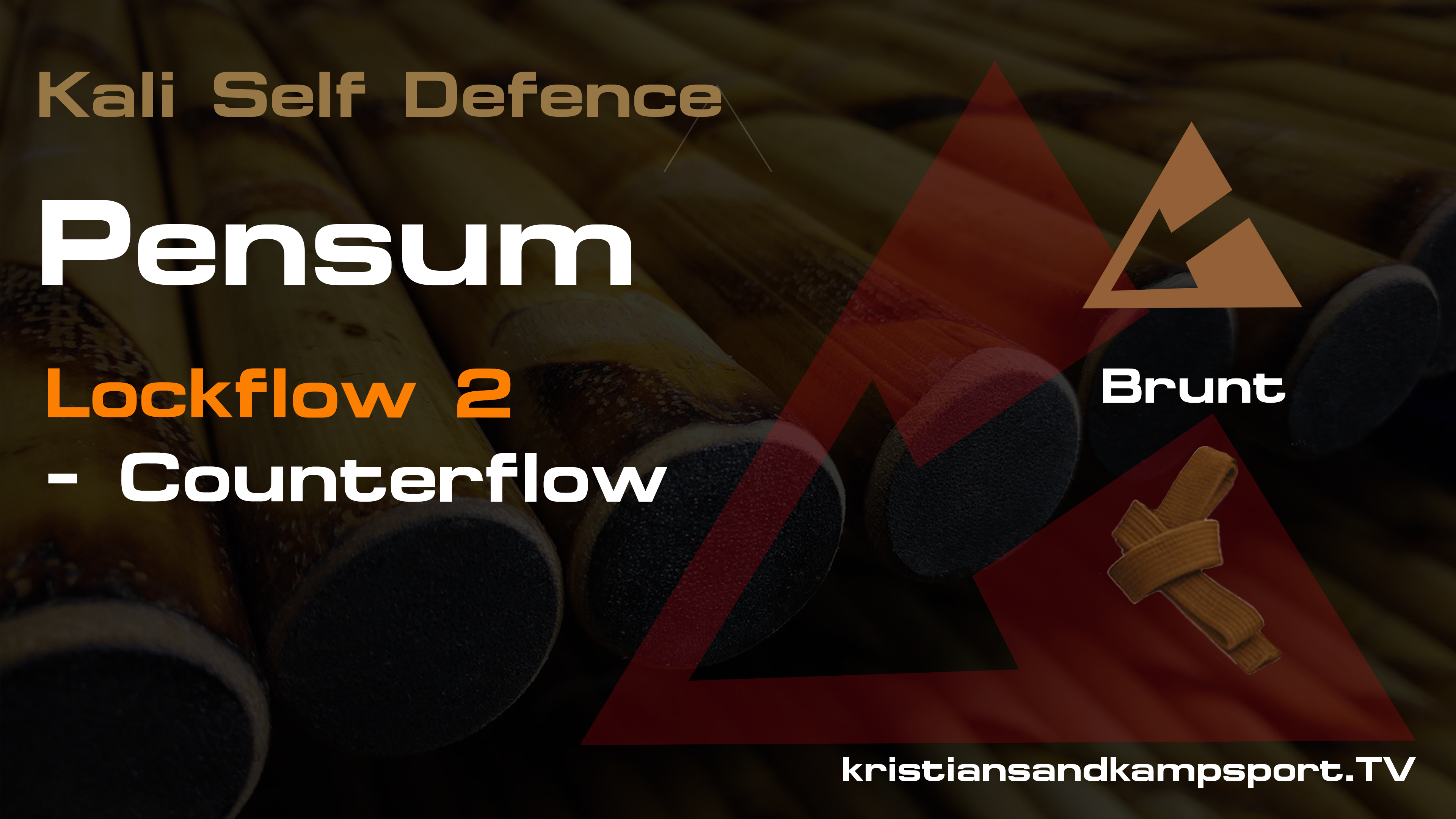 Kali Self Defence- Brunt - Lockflow 2