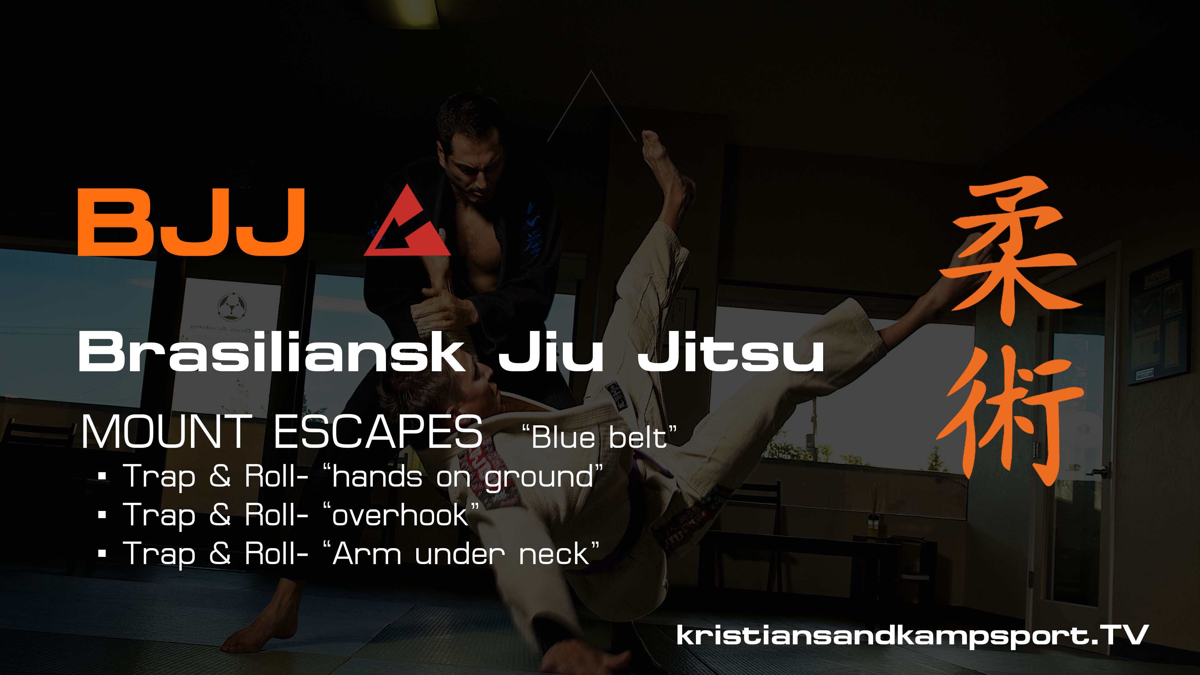BJJ- Mount escape Trap and roll