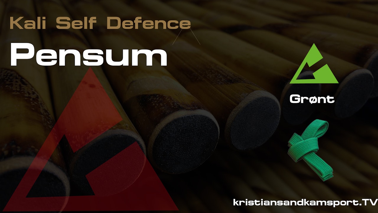 Kali Self Defence- Pensum- Grønt