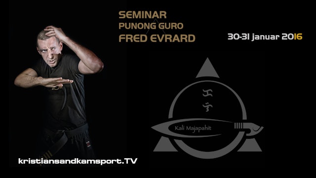 Seminar Fred Evrard 2016