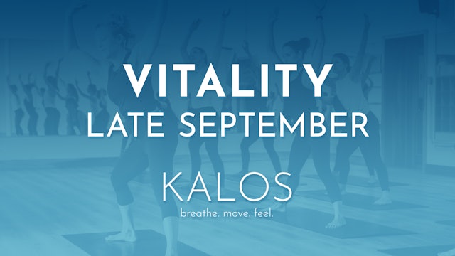 Vitality: Late September