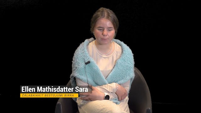 Evangeliet på samisk med Ellen Mathis...