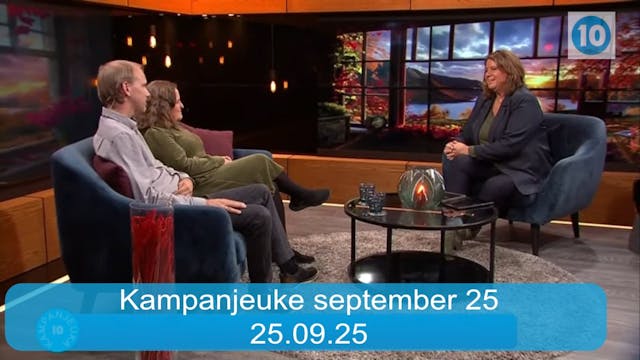 Kampanjeuke | Gjester: Bente og Tommy...