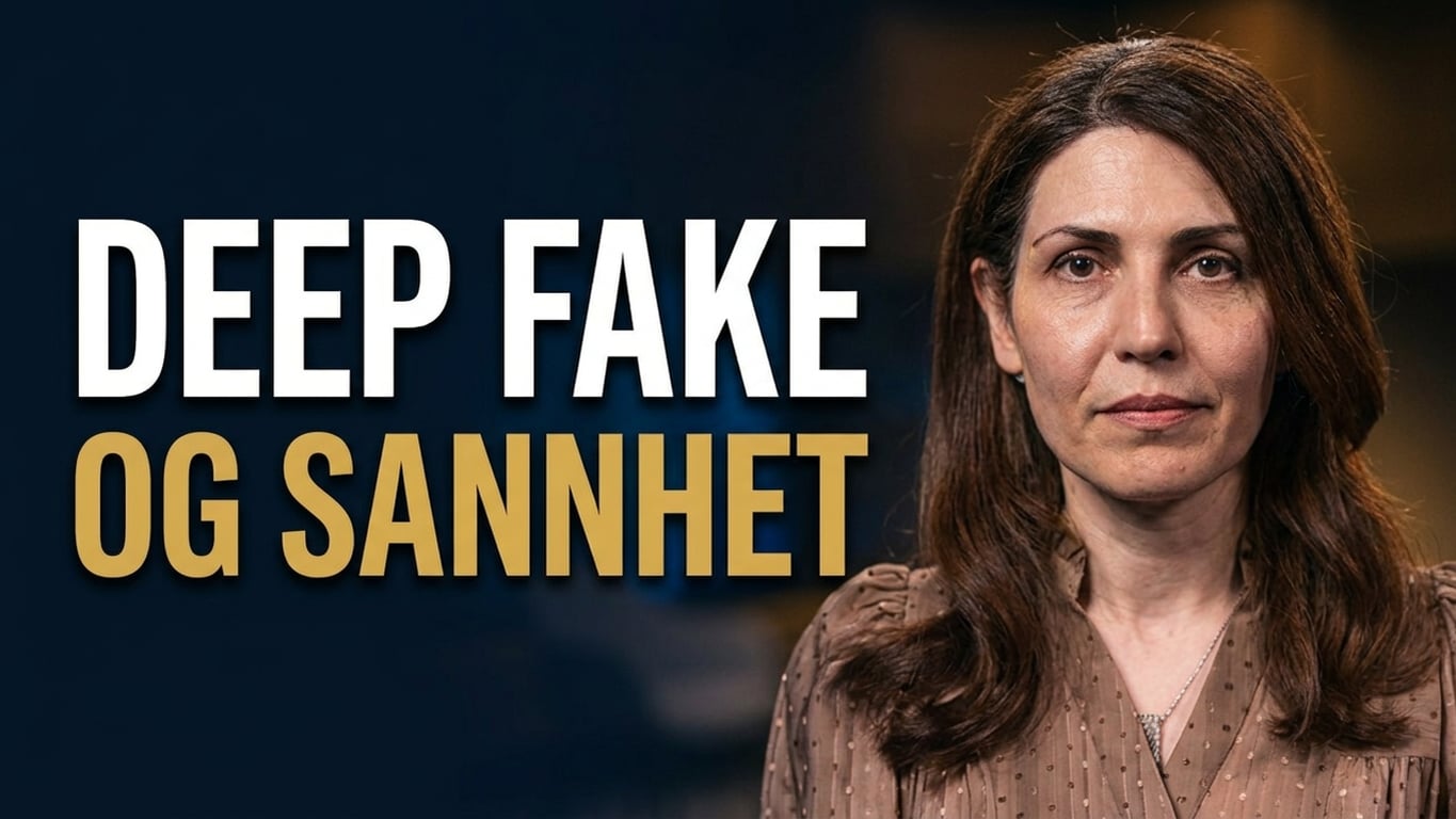 Deep Fake | Tro og algoritmer med Neda M. Kaizumi | Kanal 10 Kveld | 07.10.26
