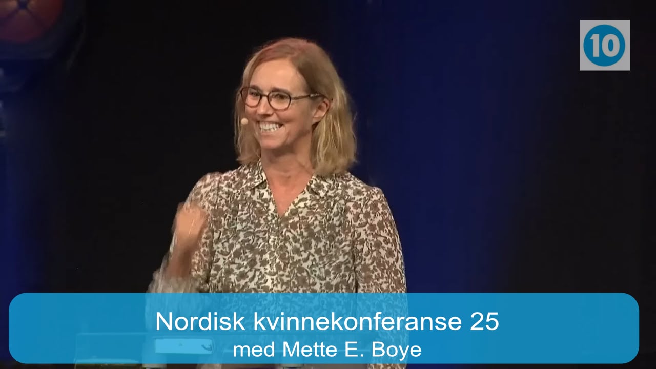 Mette E. Boye | Nordisk kvinnekonferanse fra Flekkerøyhallen | 19.10.25