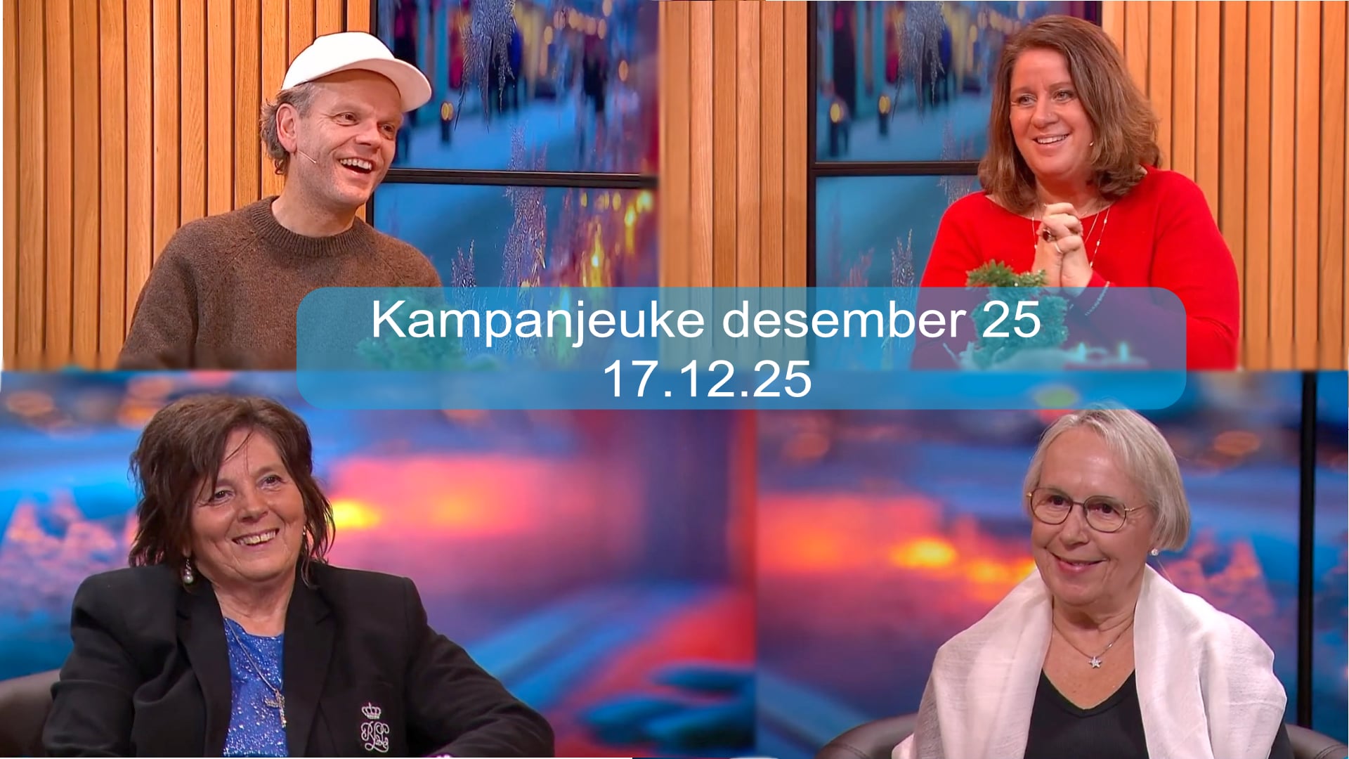Kampanjeuke 17.12.25 | Gjester: Mona S. Edvardsen, Andreas Nordli  mfl. |