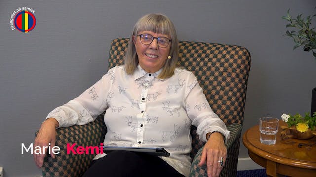 Evangeliet på samisk med Marie Kemi (...