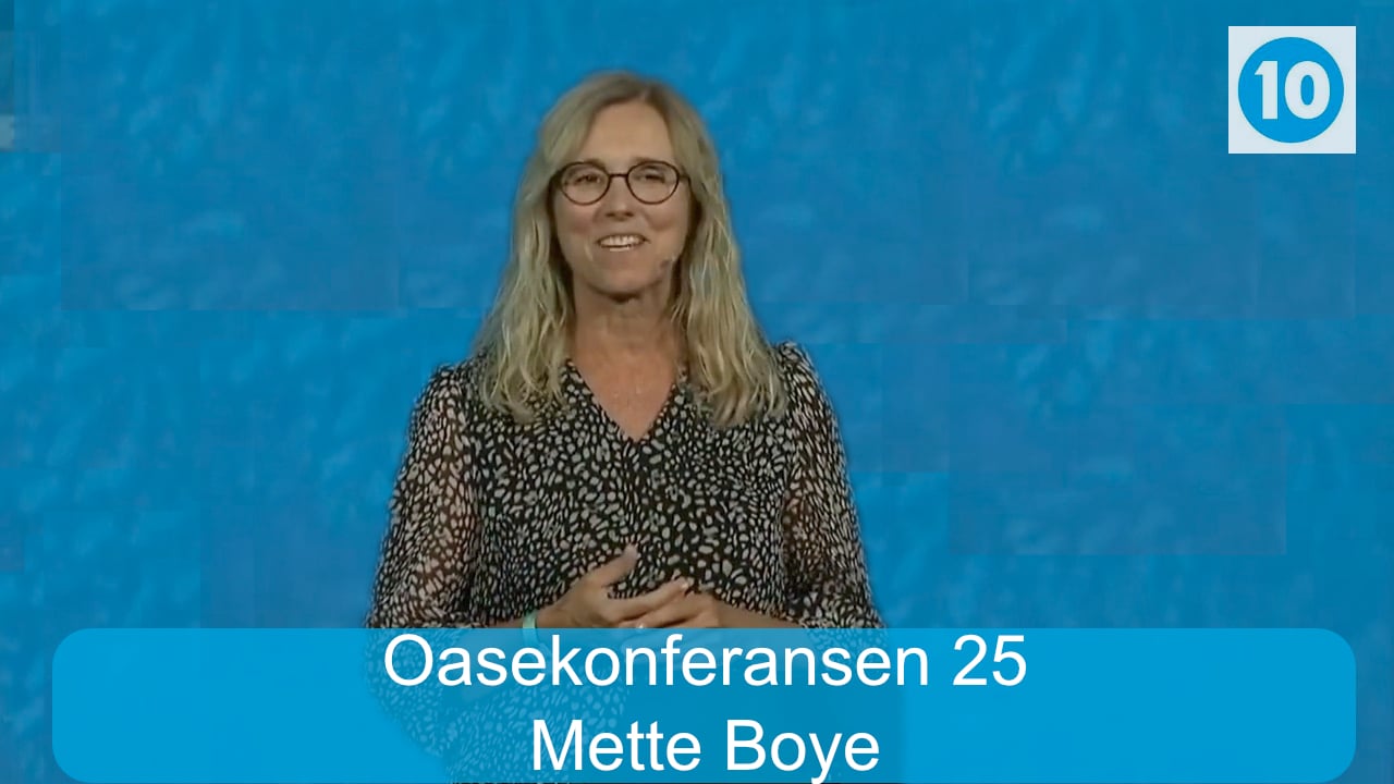 Mette Boye | Oasekonferansen i Fredrikstad | Kanal 10 | 08.07.25