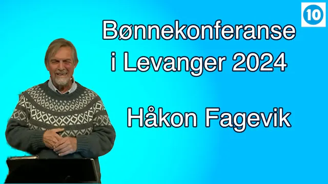 Håkon Fagevik | Bønnekonferanse i Lev...