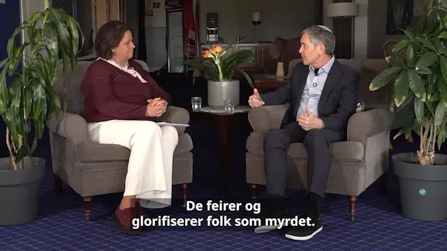 Vi møter Itamar Marcus fra Palestinia...