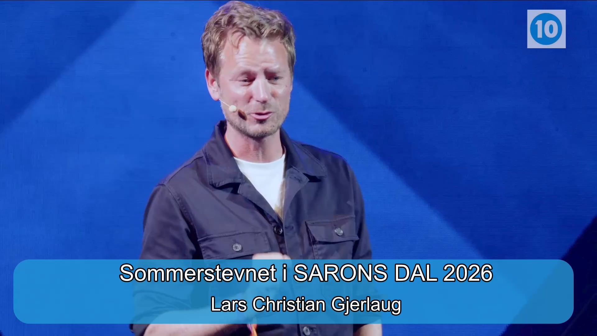 Lars Christian Gjerlaug | Sarons Dal 26 - Åpningsmøte | 13. september