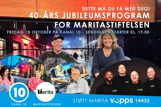 Kanal 10 Kveld | Marita Stifelsen 40 ...