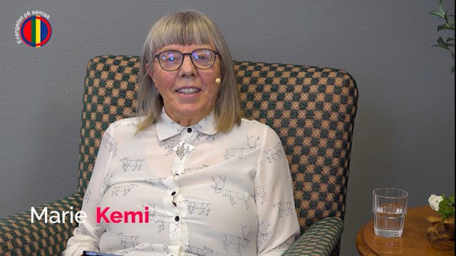 Evangeliet på samisk med Marie Kemi (...