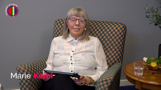 Evangeliet på samisk med Marie Kemi (...