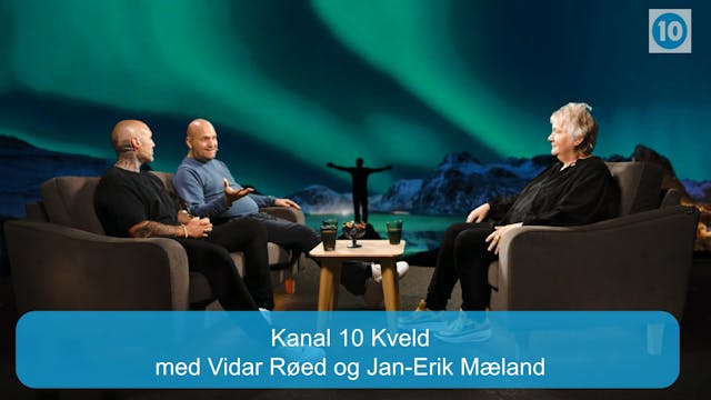 Trudi Welde i samtale med Vidar Røed ...