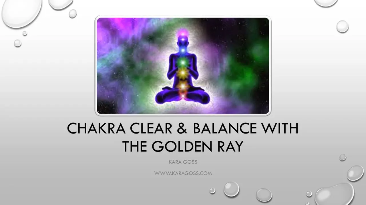 Cleanse, Balance, Align your Energy Centers-Acceptance of the Present ...