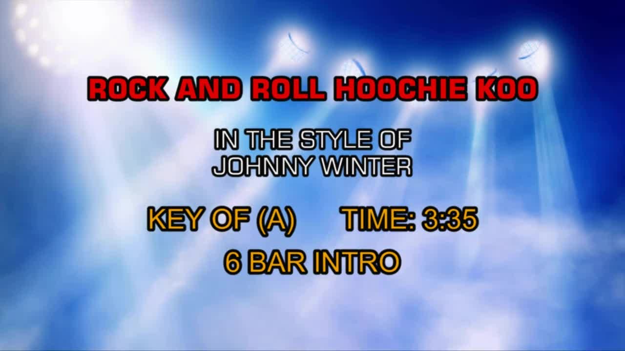 Johnny Winter Rock And Roll Hoochie Koo Guitar Greats