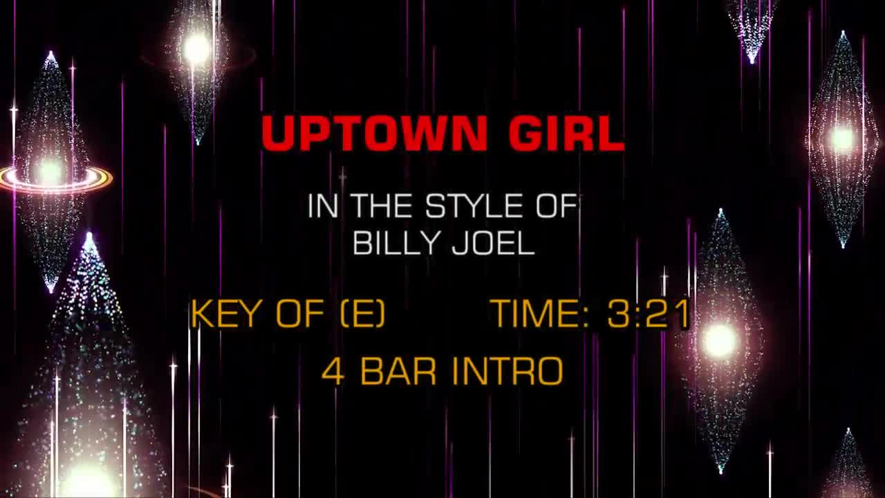 uptown girl billy joel karaoke