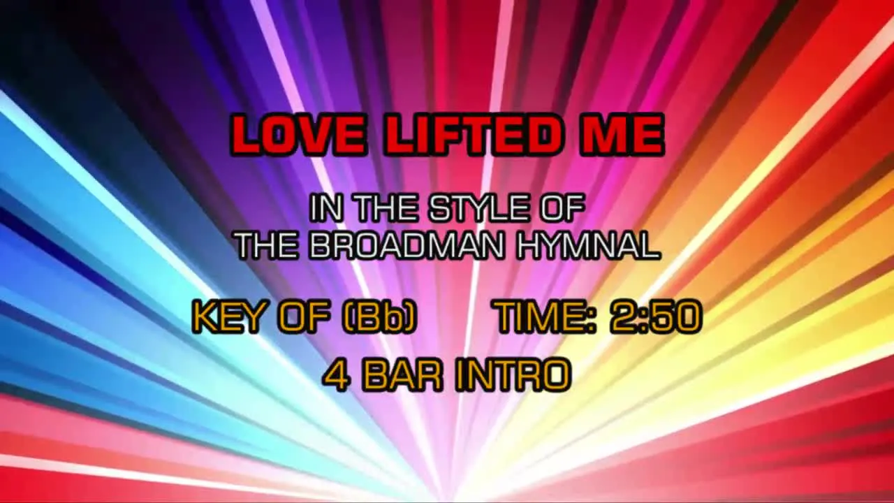 Gospel Hymn Love Lifted Me Gospel Worship Volume 2 Karaoke Cloud karaoke cloud