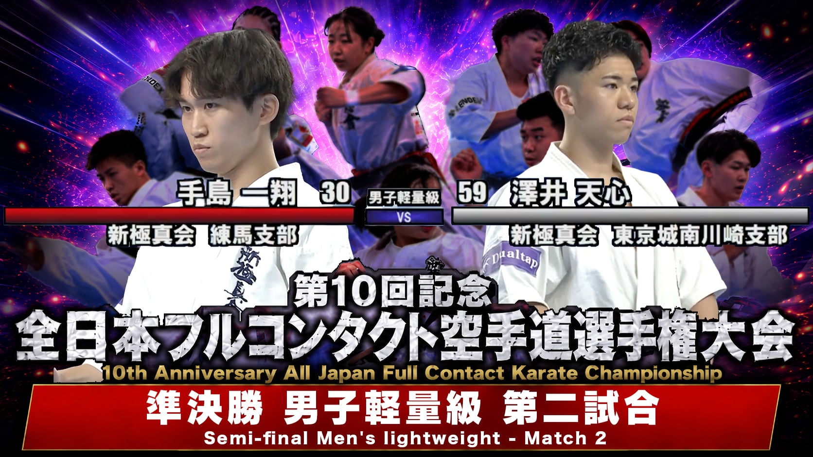 〈実況解説〉JFKO全日本 準決勝【男子軽量級 第二試合】