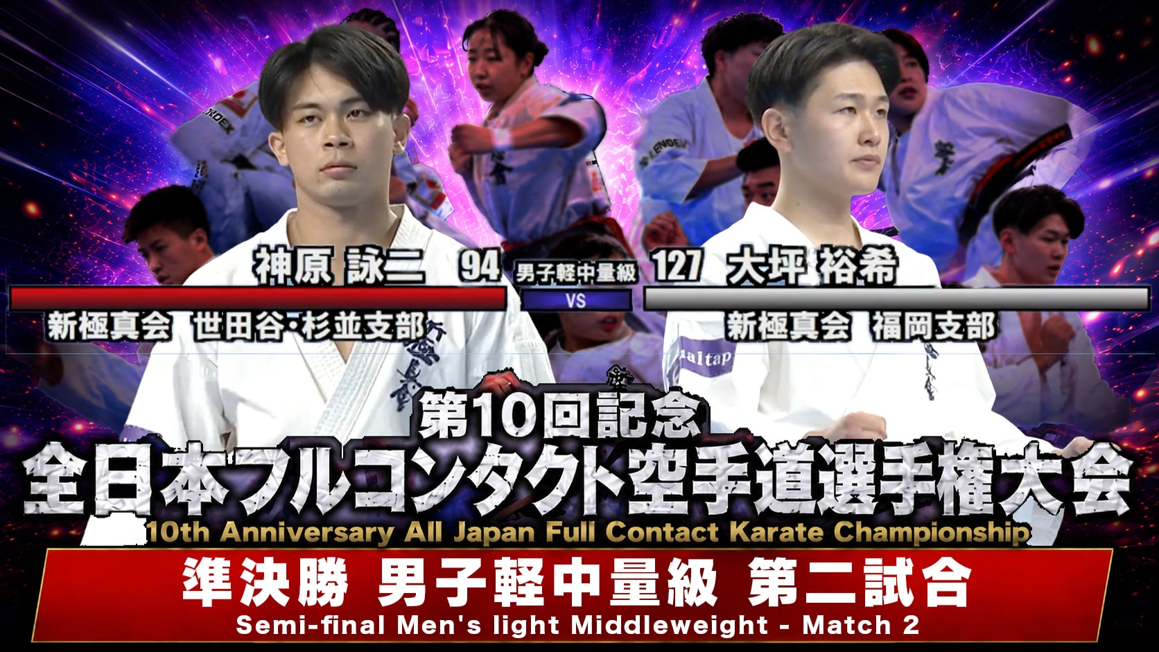 〈実況解説〉JFKO全日本 準決勝【男子軽中量級 第二試合】