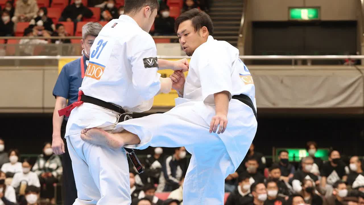【新極真会】第53回全日本大会　男子３回戦　芦高vs工藤　SHINKYOKUSHINKAI KARATE