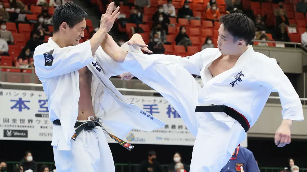 【新極真会】第53回全日本大会 第1回戦 古本vs加藤　SHINKYOKUSHINKAI KARATE