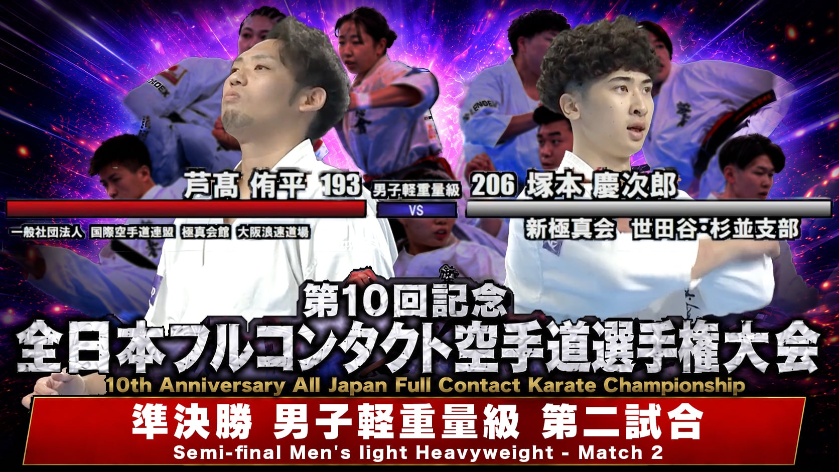 〈実況解説〉JFKO全日本 準決勝【男子軽重量級 第二試合】